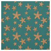 Orange Starfish-Muster Stoff (Muster)