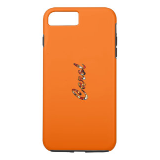 Orange starke Art iPhone 7 Plusfall für Carol iPhone 8 Plus/7 Plus Hülle