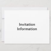 Orange Stars Einladung (Rückseite)