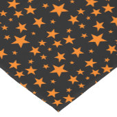 Orange Stars | Halloween Decorative Kurzer Tischläufer (Ecke)