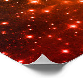 Orange Stars Poster (Ecke)