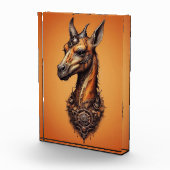 Orange Steampunk Giraffe, Fotoblock (Rechts)