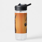 Orange Steampunk Giraffe, Trinkflasche (Links)