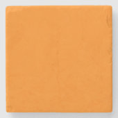 Orange Steinuntersetzer (Vorderseite)