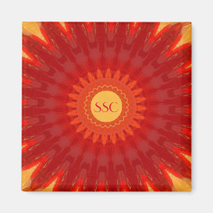 Orange Sternexplosion Magnet