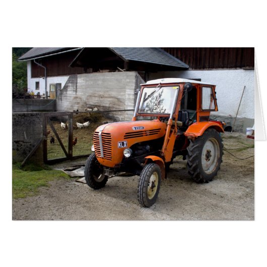 Orange Steyr Tractor KL II (Vorderseite (Horizontal))