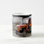 Orange Steyr Tractor KL II Kaffeetasse (Mittel)