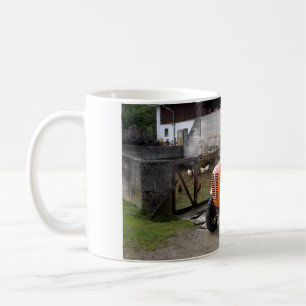 Orange Steyr Tractor KL II Kaffeetasse