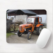 Orange Steyr Tractor KL II Mousepad (Mit Mouse)
