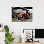 Orange Steyr Traktor KL II Poster (Heimbüro)