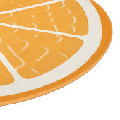 Orange-Stilisierte Fruchtscheibe Schneidebrett (Ecke)