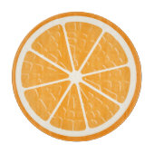 Orange-Stilisierte Fruchtscheibe Schneidebrett (Vorderseite)