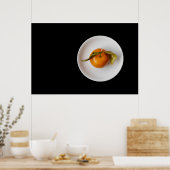 Orange Still Life Poster (Küche)