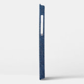 Orange Stitch, Double Denim Patch. Case-Mate iPhone Hülle (Rückseite / Links)