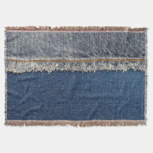 Orange Stitch, Double Denim Patch. Decke