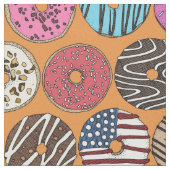 Orange Stoff (Nahaufnahme)