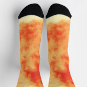 Orange Storm Cloud Socken (Oben)