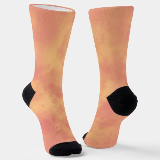 Orange Storm Clouds Socken (Gewinkelt)