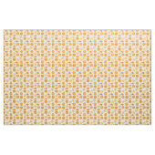 Orange Strand-Muschel-Muster Stoff (Yard (91,4 cm))