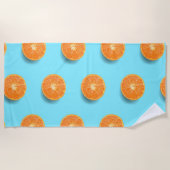 Orange Strandtuch (Vorderseite)