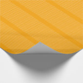Orange Streifen Geschenkpapier (Ecke)