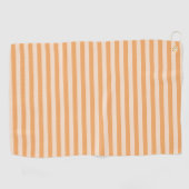 Orange Streifen Golfhandtuch (Horizontal)