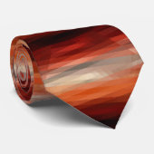 Orange Streifen Krawatte (Gerollt)