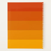 Orange Streifen Planer (Rückseite)