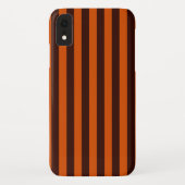 Orange Streifen Retro Stil anpassen! Case-Mate iPhone Hülle (Rückseite)