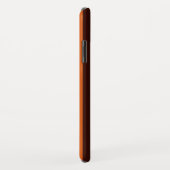 Orange Streifen Retro Stil anpassen! Case-Mate iPhone Hülle (Hinten/Rechts)