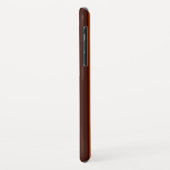 Orange Streifen Retro Stil anpassen! Case-Mate iPhone Hülle (Hinten/Links)