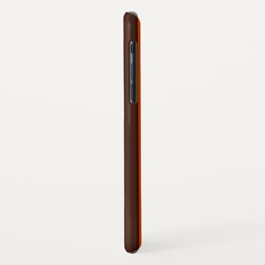 Orange Streifen Retro Stil anpassen! Case-Mate iPhone Hülle (Hinten/Links)