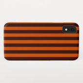 Orange Streifen Retro Stil anpassen! Case-Mate iPhone Hülle (Rückseite (Horizontal))