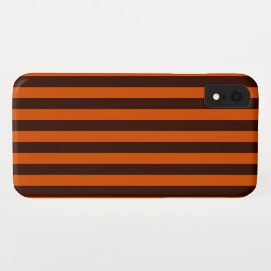 Orange Streifen Retro Stil anpassen! Case-Mate iPhone Hülle (Rückseite (Horizontal))