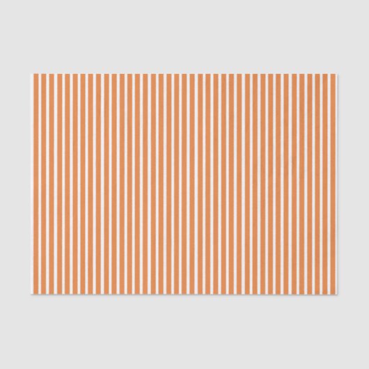 Orange Streifen Seidenpapier (Vorderseite)