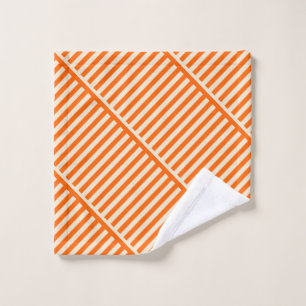 Orange Streifen Waschlappen