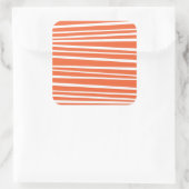 Orange Strip Sticker (Tasche)