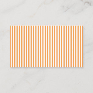 Orange striped visitenkarte