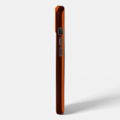 Orange Stripes Background Ready to Case-Mate iPhone Hülle (Rückseite / Links)