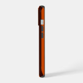 Orange Stripes Background Ready to iPhone 15 Hülle (Linke Seite)