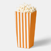 Orange Stripes Popcorn Gefälligkeitsbox Geschenkschachtel (Geplatzt)