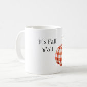 Orange Stripes Pumpkin   Kaffeetasse (Vorderseite Links)