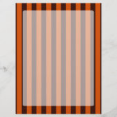 Orange Stripes Retro Style Passen Sie das an! (Vorderseite)
