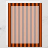 Orange Stripes Retro Style Passen Sie das an! (Vorne/Hinten)