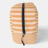 Orange Stripes Seamless Pattern Toiletry Bag Waschbeutel (Rechts)