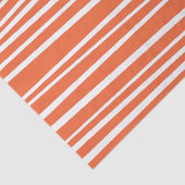 Orange Stripes Tissue Seidenpapier (Ausschnitt)