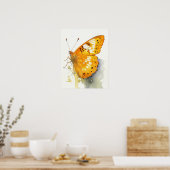 Orange Sulfur Butterfly Art Print Poster (Küche)