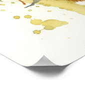 Orange Sulfur Butterfly Art Print Poster (Ecke)