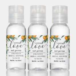 Orange Summer Brautparty favorisiert