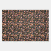 Orange Summer Floral Geschenkpapier Set (Vorderseite 3)